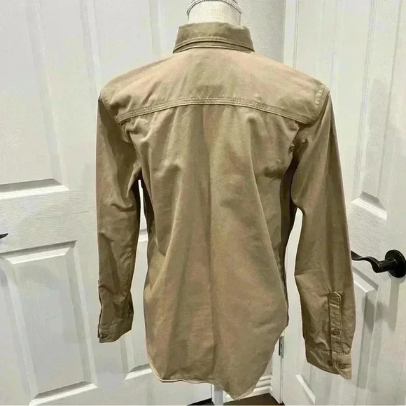 Carhartt Flame Resistant HRC 2 kaki long sleeve button down NWT - Picture 2 of 10